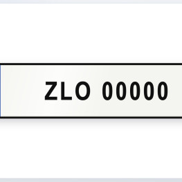 ZLO na tablicy rejestracyjnej. Skąd pochodzi ten numer