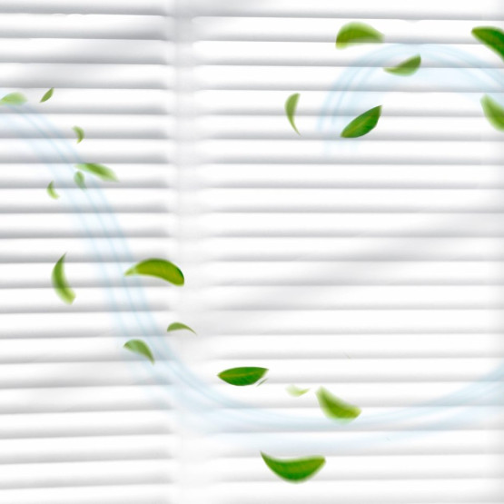 air purifier a living room, air cleaner removing fine dust in ho